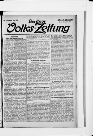 Berliner Volkszeitung vom 02.03.1910