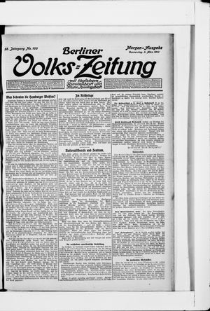 Berliner Volkszeitung on Mar 3, 1910
