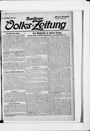 Berliner Volkszeitung vom 11.03.1910
