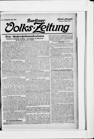 Berliner Volkszeitung vom 14.03.1910