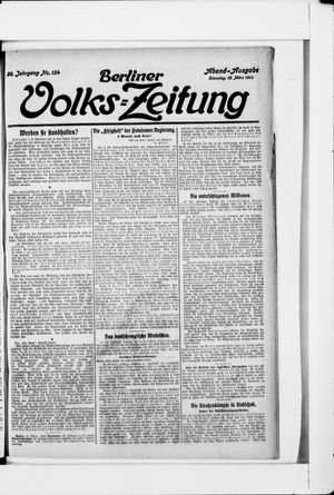 Berliner Volkszeitung vom 15.03.1910