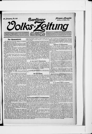Berliner Volkszeitung vom 16.03.1910