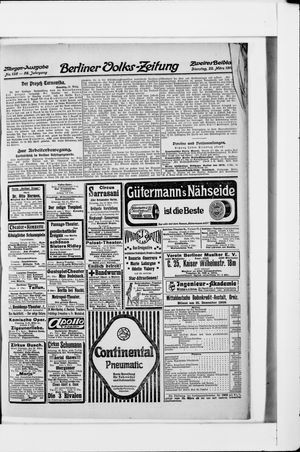 Berliner Volkszeitung vom 22.03.1910