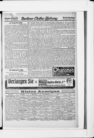 Berliner Volkszeitung vom 25.03.1910