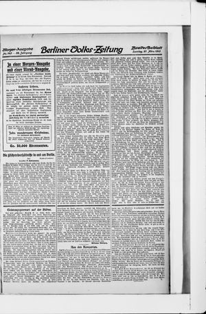 Berliner Volkszeitung vom 27.03.1910