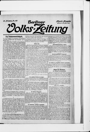 Berliner Volkszeitung vom 30.03.1910