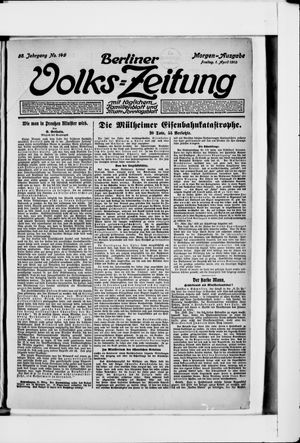 Berliner Volkszeitung vom 01.04.1910