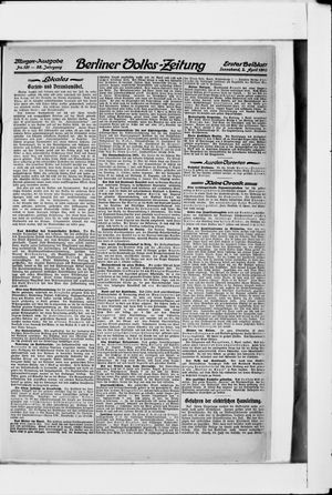 Berliner Volkszeitung vom 02.04.1910