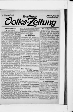 Berliner Volkszeitung vom 02.04.1910