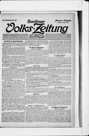 Berliner Volkszeitung vom 08.04.1910
