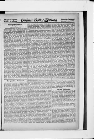 Berliner Volkszeitung vom 10.04.1910
