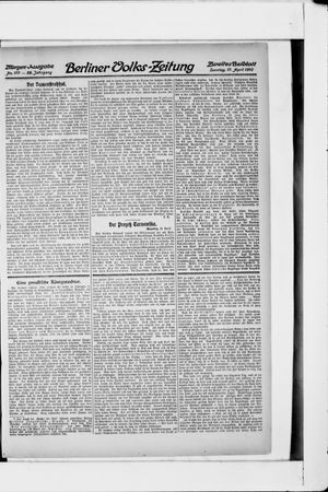 Berliner Volkszeitung vom 17.04.1910