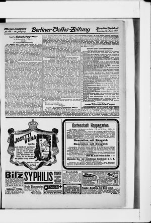 Berliner Volkszeitung vom 19.04.1910