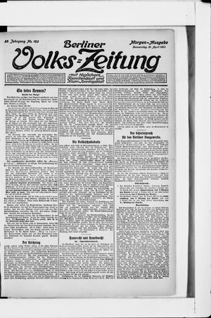 Berliner Volkszeitung vom 21.04.1910