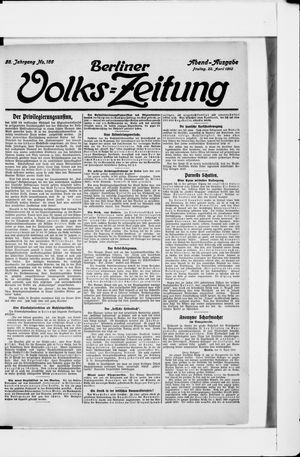 Berliner Volkszeitung on Apr 22, 1910