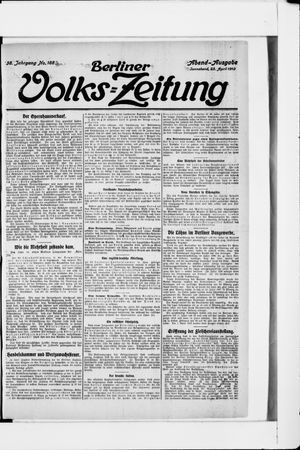 Berliner Volkszeitung on Apr 23, 1910