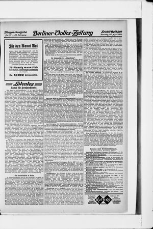 Berliner Volkszeitung on Apr 26, 1910