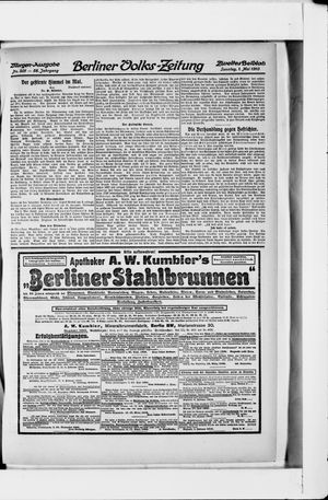 Berliner Volkszeitung vom 01.05.1910