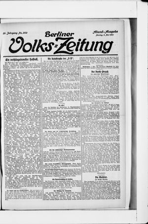 Berliner Volkszeitung on May 2, 1910