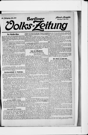 Berliner Volkszeitung vom 03.05.1910