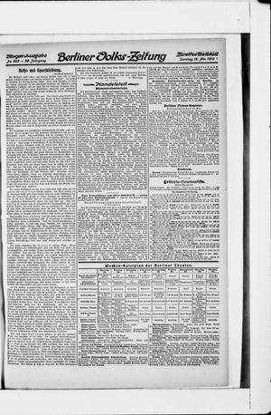 Berliner Volkszeitung vom 15.05.1910