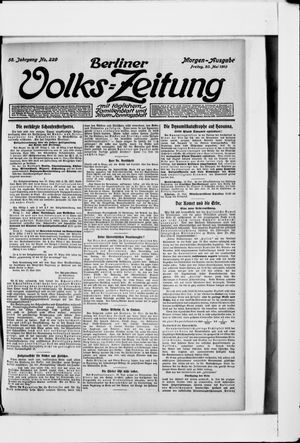 Berliner Volkszeitung on May 20, 1910