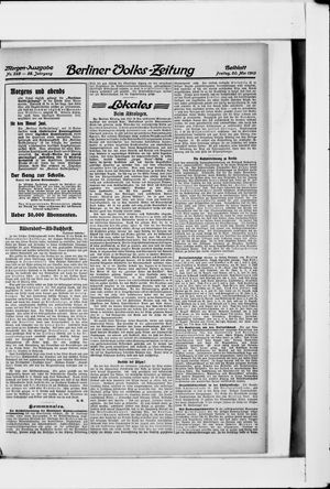 Berliner Volkszeitung vom 20.05.1910