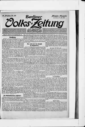 Berliner Volkszeitung vom 21.05.1910