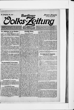 Berliner Volkszeitung vom 22.05.1910