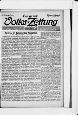 Berliner Volkszeitung vom 28.05.1910