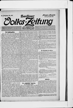 Berliner Volkszeitung vom 29.05.1910