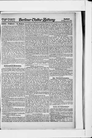 Berliner Volkszeitung vom 03.06.1910