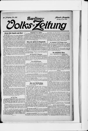 Berliner Volkszeitung on Jun 6, 1910