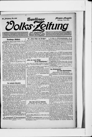 Berliner Volkszeitung vom 07.06.1910