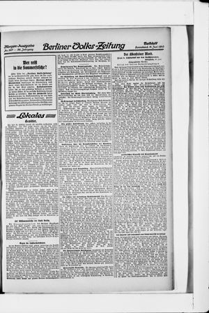 Berliner Volkszeitung vom 11.06.1910