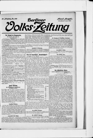 Berliner Volkszeitung vom 11.06.1910