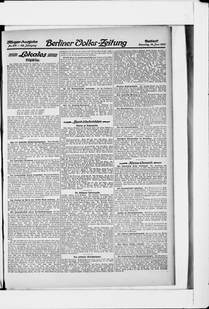 Berliner Volkszeitung vom 14.06.1910