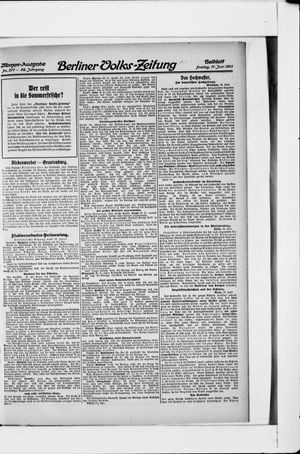 Berliner Volkszeitung vom 17.06.1910