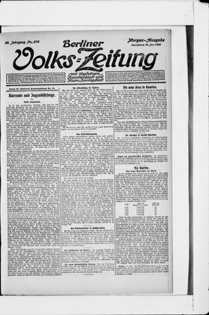 Berliner Volkszeitung vom 18.06.1910