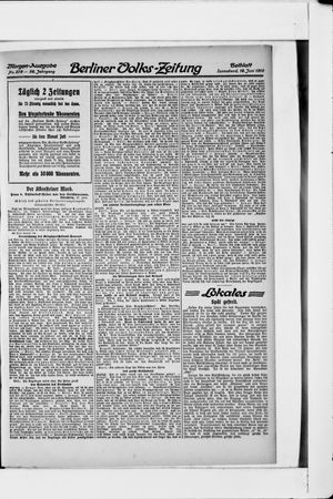 Berliner Volkszeitung vom 18.06.1910