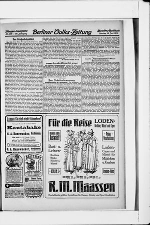 Berliner Volkszeitung vom 19.06.1910