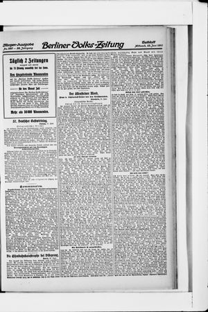 Berliner Volks-Zeitung vom 22.06.1910