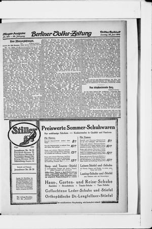 Berliner Volkszeitung vom 26.06.1910
