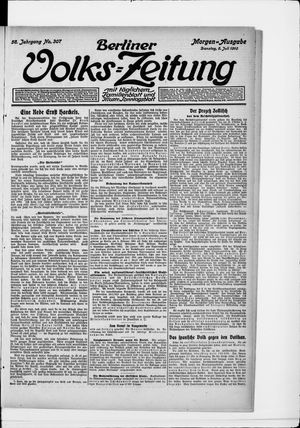 Berliner Volkszeitung vom 05.07.1910