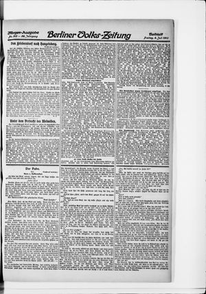 Berliner Volkszeitung vom 08.07.1910