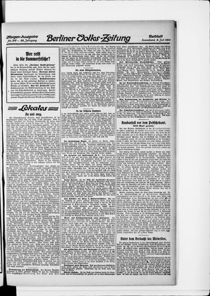 Berliner Volkszeitung vom 09.07.1910