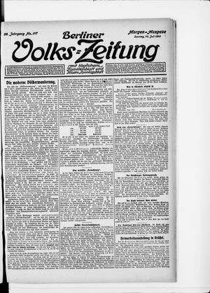 Berliner Volkszeitung vom 10.07.1910