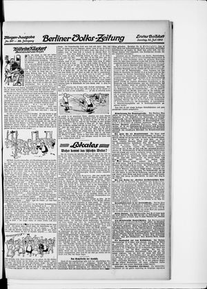 Berliner Volkszeitung vom 10.07.1910