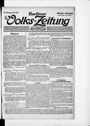 Berliner Volkszeitung vom 14.07.1910