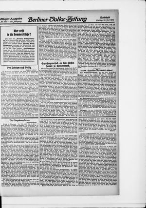 Berliner Volkszeitung vom 15.07.1910